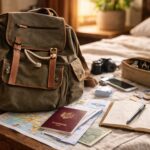 sac a dos prepare voyage 6 mois asie passeport documents checklist