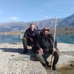 Emmanuel marcheur pèlerin avec son bâton après 5 ans et demi de marche