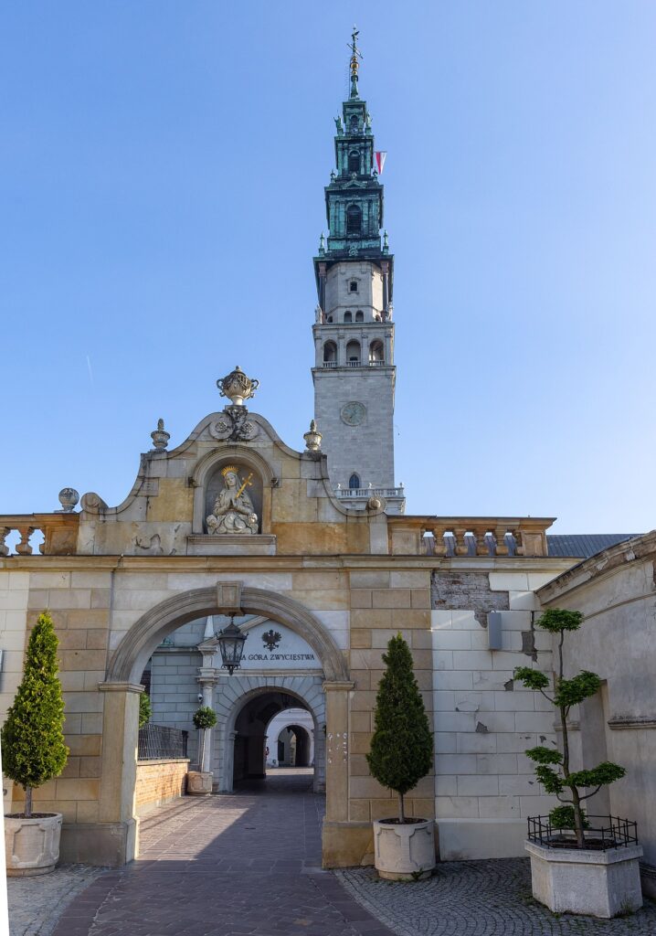 Monastère de Jasna Góra à Częstochowa, destination initiale du pèlerinage d’Emmanuel